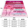 thumbnail image 5 of to My Mom Blanket Mothers Day Throw Blanket Mom Birthday Gifts Blanket from Daughter or Son Holiday Throw Blanket Inch for Couch Sofa Bed Soft Lightweight Fuzzy Plush Fleece Blankets 40x50, 5 of 5