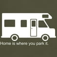 thumbnail image 3 of CafePress - Home Is Where You Park It. Dark T Shirt - Men's Classic Graphic Cotton T-Shirt, 3 of 4