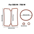 thumbnail image 1 of Chendee 4Pcs/Set Nitrile Rubber Sealing Ring For Oil Air Compressor Cylinder Head,550/750/980W, 1 of 9