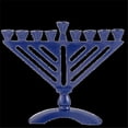 thumbnail image 1 of Nua Collection 59025 Chabad Style Mini Menorah  Blue - 5.5 in., 1 of 1