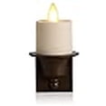 thumbnail image 2 of Luminara Flameless Candle Nightlight - Patented Flickering Real-Flame Effect Technology Mimics Real Candle - Plugs into Outlet - Dusk to Dawn Sensor Auto Switch On/Off - Safe for Families Kids Pets, 2 of 4