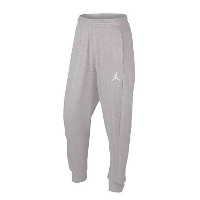 Rectángulo Apretar Anormal Nike Air Jordan Flight WC Cuffed Leg Fleece Pants Sweatpants, Grey/White,  Large - Walmart.com