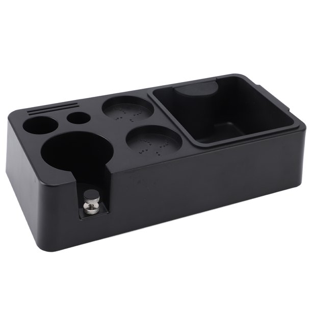 Caja De Golpe De Café, Estación De Apisonamiento De Café Con Base Antideslizante De Gran Capacidad, Fácil Limpieza Para Barra Para Mangos De 51-58 Mm