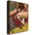 thumbnail image 2 of Trademark Fine Art "Two Dancers" Canvas Art by Edgar Degas, 2 of 2