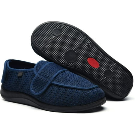 Orthopedic Diabetic Walking Shoes for Women Men- Wide Width Orthotic Loafers for Plantar Fasciitis Comfort Supportive Casual Sneakers for Foot and Heel Pain Rlief
