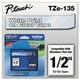 thumbnail image 1 of Cinta adhesiva Brother Genuine P-Touch TZE-135 de 12 mm, color blanco, 1 of 9