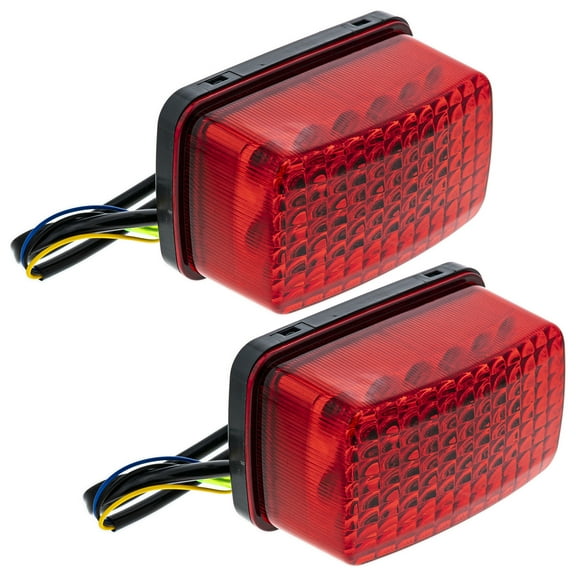 Niche Brake Tail Light for Yamaha Rhino 450 660 700 Viking 5KM-84710-01 2 Pack UTV 519-CTL2227I
