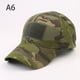 thumbnail image 2 of Gorras de béisbol Camuflaje Soldado táctico al aire libre Combate Paintball Sombrero ajustable, 2 of 9