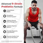 10X Health Probiotics Supplement – Probiotic Capsules for Immune Support & Gut Health, 60 Capsules