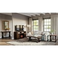 thumbnail image 3 of Jofran Fairview Transitional Herringbone Distressed Acacia End Table, 3 of 11