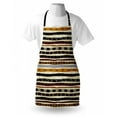 thumbnail image 3 of Tribal Apron Ethnic African with Trippy Geometric Forms Primitive Heritage Wild Earthen Pattern, Unisex Kitchen Bib Apron with Adjustable Neck for Cooking Baking Gardening, Multicolor, by Ambesonne, 3 of 3