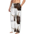 thumbnail image 2 of Xecao Yak Men's Straight Lounge Pajama Pants: The Ultimate in Comfortable Sleepwear, 2 of 9