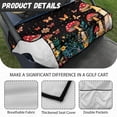 thumbnail image 6 of Whosucclay Butterfly Mushroom Golf Cart Seat Cover Blanket Towel Accessories, Elastic Breathable Towel Blanket Cover for Club Car EZGO Yamaha, 52.36 x 32.28 inch, 6 of 7