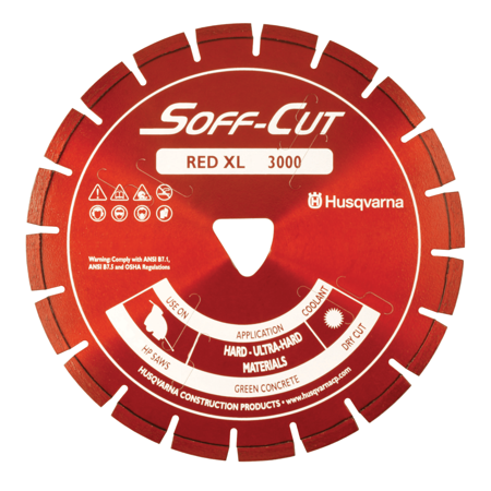 UPC: 0805544522267 | Husqvarna Construction 542777007 Xl6-3000 6X.100 Red Soff Cut Blade