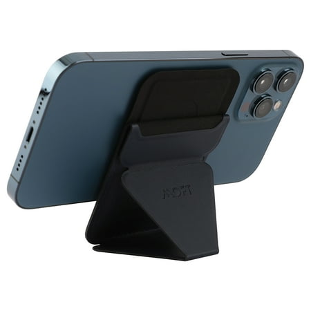 MOFT - Snap-on Phone Stand and Wallet for iPhone 12 and 13 Series - Oxford Blue