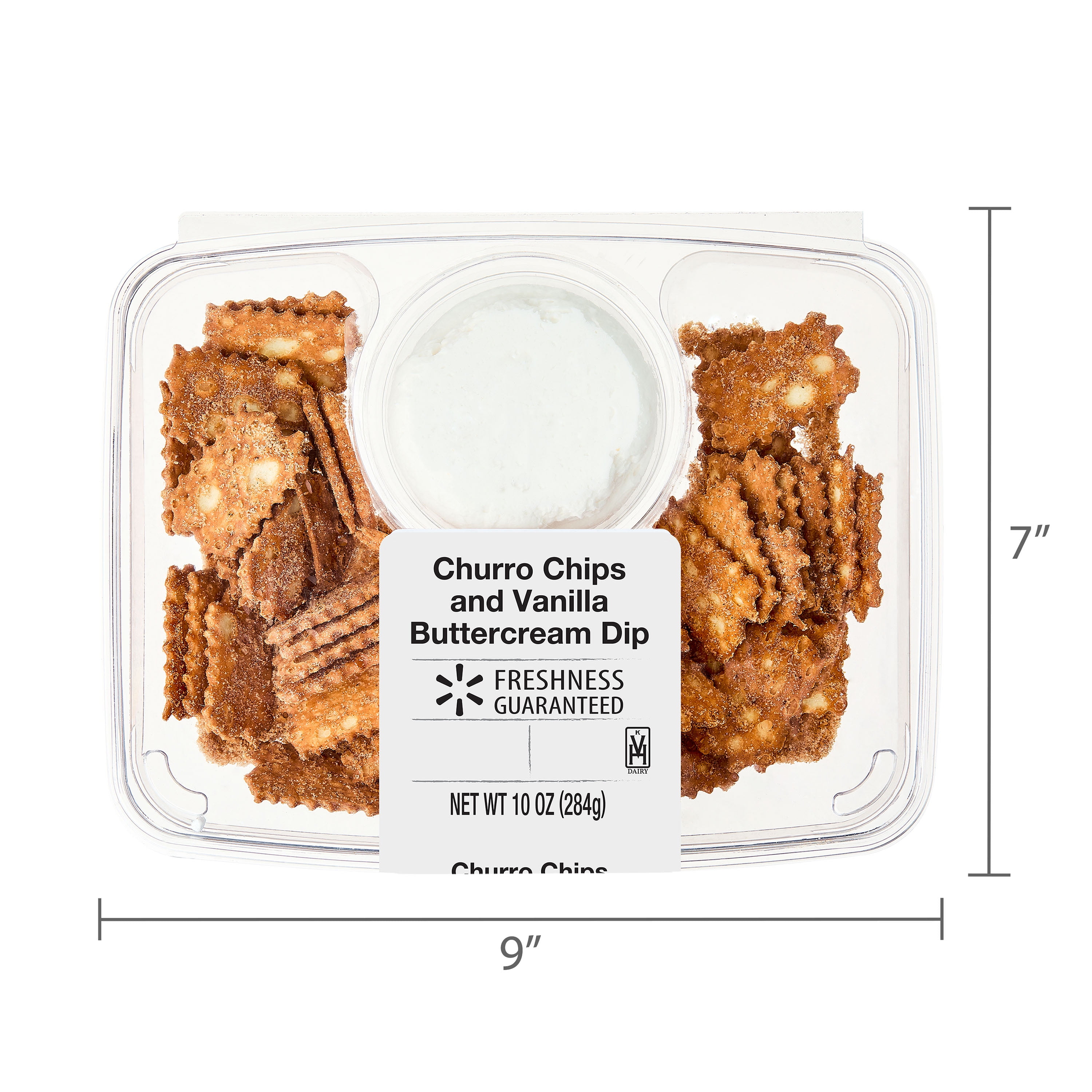 Freshness Guaranteed Churro Chips and Vanilla Buttercream Dip Party Tray, 10 oz