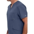 thumbnail image 3 of Infinity Cherokee V- Neck Men's Scrub Top with Rib Knit Back Panels with 3 Pockets and 360 Stretch - CK900A, 3 of 8