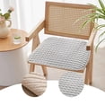 thumbnail image 4 of Pakyozj Chair Cushions for Dining Chairs, Thick Seat Cushions for Kitchen Chairs, D-Shaped Chair Pads, Ties and Non Slip Backing, 17" x 18", 4 of 6