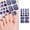 ZF0316, variant on Marble & Starry Foil Ombre Toenail Stickers, Waterproof Full Cover Foot Nail Wraps for DIY Nail Art