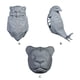 thumbnail image 4 of Lámpara de pared LED impermeable Monstrate modelo animal moderno Gris claro, 4 of 6