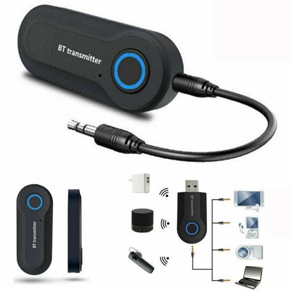 Bluetooth Transmitter for TV, 3.5mm Audio & RCA, Bluetooth 4.0 Wireless Portable Adapter - USB Stereo Transmitter for Airplane, Car, Headphones, Speaker, PC