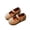 Khaki, variant on Xfvqtps Girls Mary Jane Shoes Flats Soft Sole Solid Color Ballet Hook and Loop Strap Princess Shoes for Spring Summer Casual Outfit