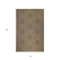 thumbnail image 6 of HomeRoots 6' X 9' Beige Geometric Stain Resistant Indoor Outdoor Area Rug, 6 of 10