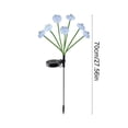 thumbnail image 2 of Solar Fiber Optic Garden Stake, Cherry Blossom Flower Light, Waterproof Pathway Decor, Color Changing LED Stake for Walkway, Outdoor Lawn Art for Spring & Summer​, A, 2 of 5