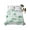 White Lemon Green, variant on Queen Flat Sheet 90"x102", Ombre Green Boho Soft Lightweight Bedding Flat Sheets Only, Multicolored Tie Dye Abstract Art Brushed Microfiber Top Bed Sheet, Breathable StainResistant Bedsheets