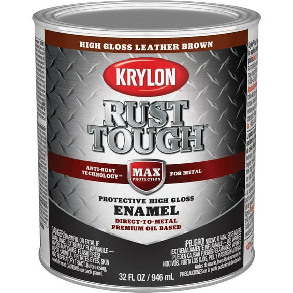 Krylon Brown Rust Enamel K09766008 Pack of 2