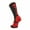 Black Red, variant on Swanq Baseline Fire Flame Basketball Logo Crew Socks by TCK (Royal Blue White, Medium)