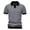 Black, variant on Men's Knit Shirts Short Sleeve Striped Golf Shirts Lightweight Casual Collared T Shirt M