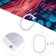 thumbnail image 4 of Octopus Waterproof Printed Bathroom Curtain Set with Hooks - Shower Curtain Sets for Bathroom Decoration, 4 of 5