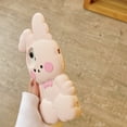 thumbnail image 5 of Bunny for iPhone 12 Pro Max Case, Kawaii Phone Cases Cases 3D Silicone Cartoon Cotton Rabbit Case Fun for iPhone 12 Pro Max Cute Case Soft Rubber Shockproof Protective Case for Women Girls, 5 of 7