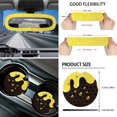 thumbnail image 6 of Garronmavis Bee Honey 16 Pcs Car Accessories Set Car Seat Belt Pads Cover Auto Keychain Holder Gear Shifting Knob Cover Cup Mats Front Window Sunshade Rearview Mirror Cover, 6 of 7