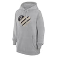 thumbnail image 2 of Women's G-III 4Her by Carl Banks  Heather Gray New Orleans Saints Heart Graphic Fleece Pullover Hoodie, 2 of 4