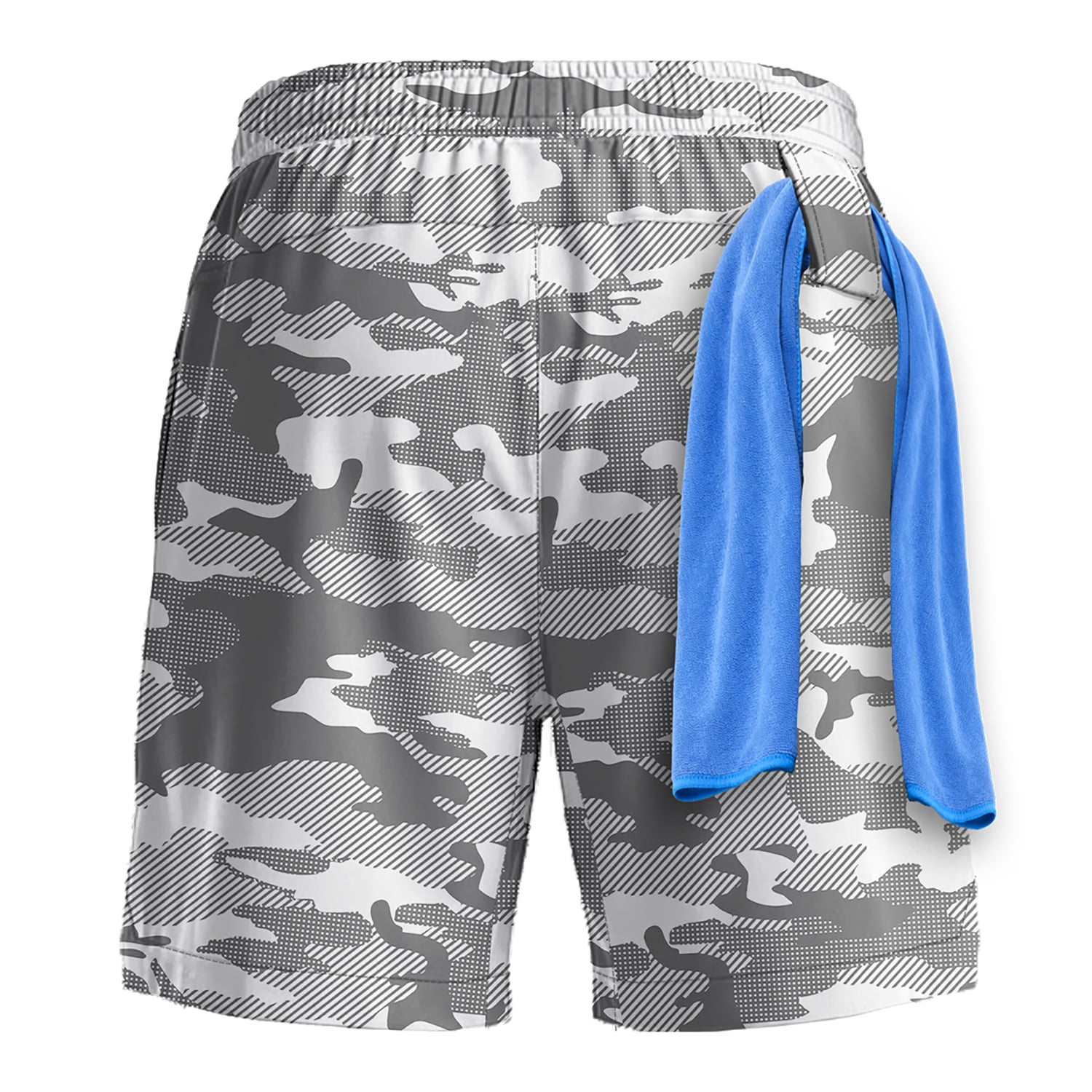 MINOUVA 2-in-1 Swim Trunks Compression Liner Quick-Dry Stretch Fabric Swimwear Bottoms Men's