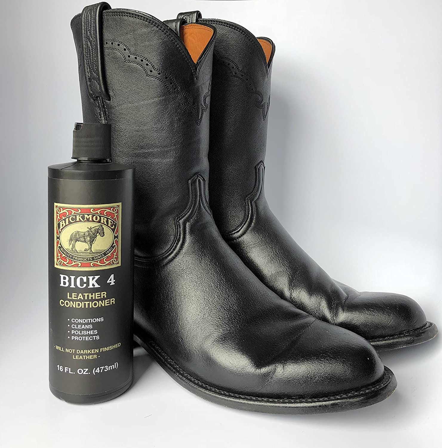 Bickmore Bick 4 Leather Conditioner 16 Oz – Clean, Polish & Protect All Leather Goods