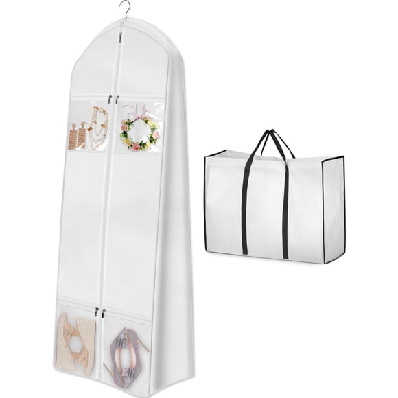 Bolsa Portátil para Traje de Vestido de Novia MISSLO 70 cm con Bolsa Tote