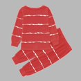 thumbnail image 4 of ZTKWD Toddler Girls Boys Soft Comfy Tencel Stripe All-weather 2pcs Set 6M-12Y, 4 of 5