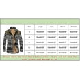 thumbnail image 5 of Camisas de franela acolchadas térmicas para hombre, chaquetas con capucha, botones, manga larga, chaquetas a cuadros para tallas grandes, 5 of 5