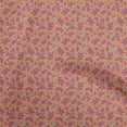 thumbnail image 1 of oneOone Cotton Jersey Orange Fabric Floral Fabric For Sewing Printed Craft Fabric By The Yard 58 Inch Wide, 1 of 4