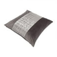thumbnail image 2 of MICHAEL AMINI Hodges 21x21" Velvet Accent Pillow in Metallic Silver in Set of 2, 2 of 5