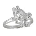 thumbnail image 1 of YGI SR2905-9 Sterling Silver High Polished Frog Ring Size - 9, 1 of 1