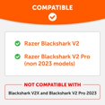 thumbnail image 2 of Almohadillas de gel refrigerante WC Freeze Blackshark para Razer Blackshark V2 y V2 Pro, 2 of 8
