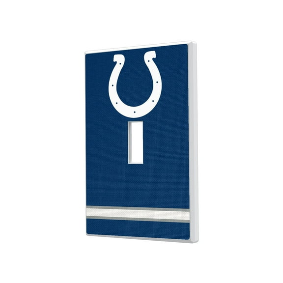 Indianapolis Colts Stripe Single Toggle Light Switch Plate