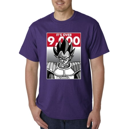 New Way 350 - Unisex T-Shirt It's Over 9000 Vegeta Goku Power Level Dragon Ball (Goku Vegeta Best Friends)