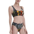thumbnail image 2 of Daiia Various Herbs And Spices In Spoons printed 2 piece Swimsuit Bikinis for Women High Waisted Racerback Bathing Suits Summer Tummy Control Scoop Neck Swimwear-Small, 2 of 8