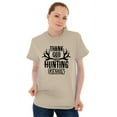 thumbnail image 4 of Thank God For Hunting Season Antlers Plus Size Crewneck Graphic Tee Shirt Brisco Brands 5X, 4 of 5