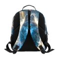 thumbnail image 5 of KUIFORTI Lighting Wolf Toddler Backpack Boys Kids School Bag with Multiple Organizer Pockets Adjustable Straps 13.5 Inch for Preschool Kindergarten Back to School Gifts, 5 of 7